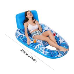 Assento flutuante de esportes aquáticos infláveis Assento flutuante de natação multifuncional portátil, dobrável, durável, acessórios de piscina, verão - Image 6