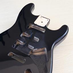 Corpo de guitarra elétrica barril de guitarra elétrica preto peça de guitarra por atacado para diy - Image 5