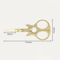 Vintage Costura Tailor Tesoura para Bordados, Ferramentas De Costura, Acessórios, Padrão De Guitarra, Artesanato - Image 4