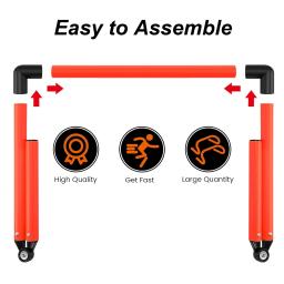 Ajustável velocidade treinamento obstáculos, agilidade salto, equipamentos de fitness para atletas, futebol, basquetebol, atletismo, 6 ", 9", 12" - Image 3