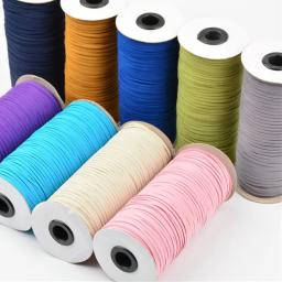 High-Elastic Spool Banda De Costura, Cabo Elástico Plana, Artesanato Artesanal DIY, 3mm, 5 jardas - Image 1