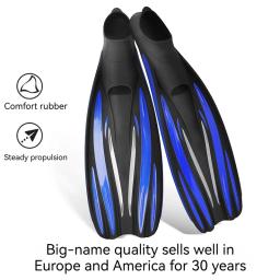 Nadadeiras De Natação Profissional Para Homens E Mulheres, Treinamento Freestyle, Equipamento De Snorkeling, Nadadeiras Longas Universais - Image 1