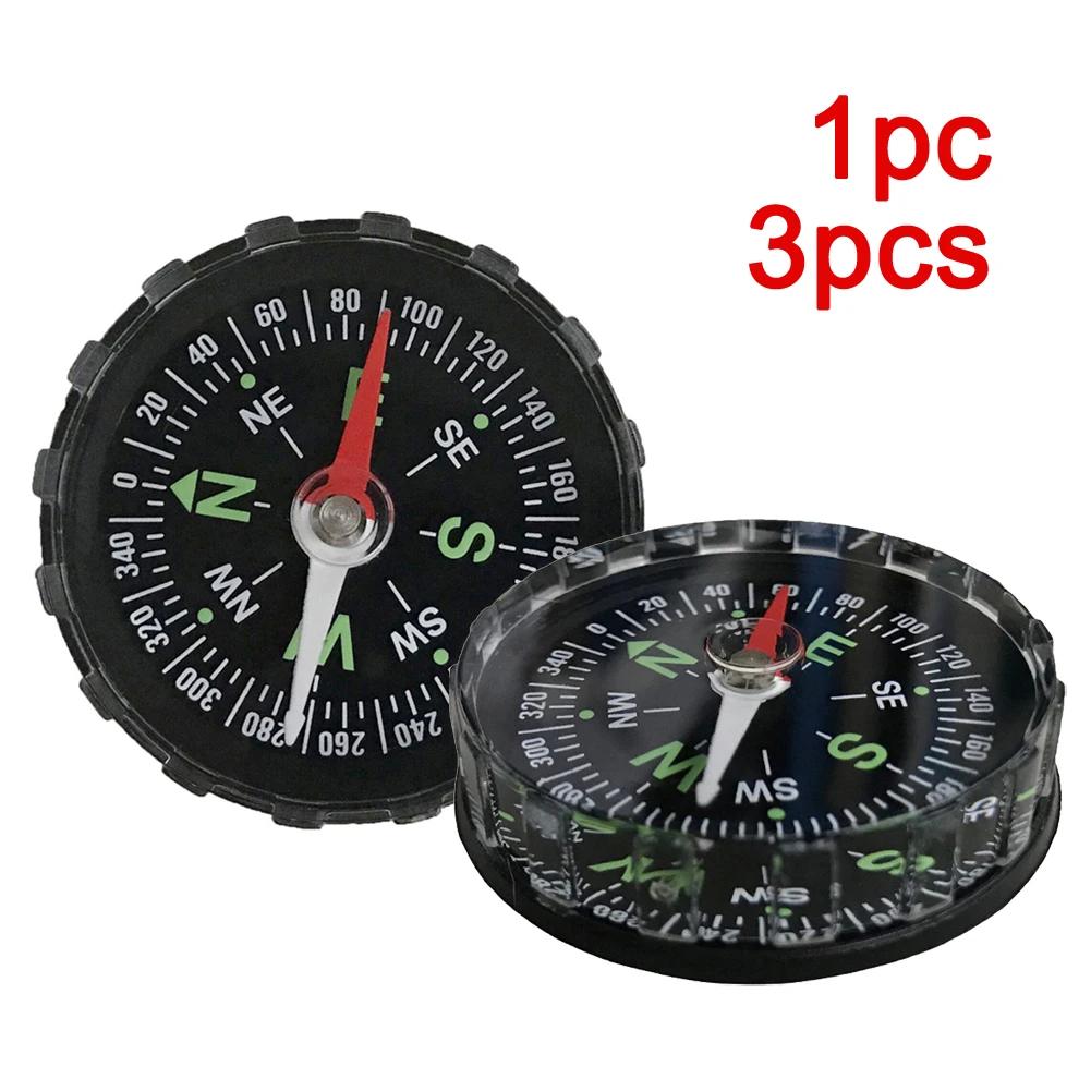 45mm handheld mini bússola de acampamento ao ar livre caminhadas sobrevivência guider navegação compasso para o estudante ensino experimento científico - Image 1