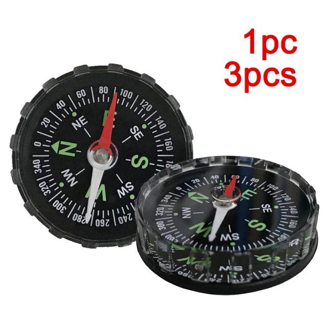 Mini Bússola de 45mm para Acampamento e Caminhadas: Ideal para Sobrevivência e Experimentos Científicos para Estudantes