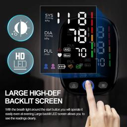 Kingclinic Monitor de Pressão Arterial Braço Automático BP Cuff Machine com Display LED para Uso Doméstico Cuidados de Saúde - Image 5