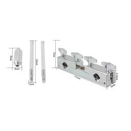 Kit de Bateria com Metal Connecting Clamp, Suporte Universal, Suporte para Rod, Percussão Tambor, Cowbell, Acessórios para Instrumentos Musicais - Image 6