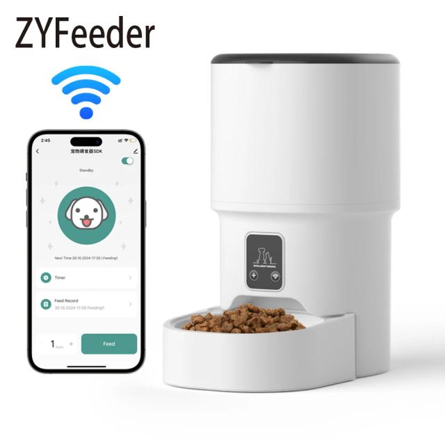 Alimentador Automático para Gatos 4L Inteligente Wi-Fi