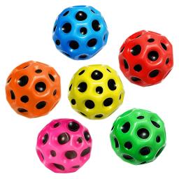 Bola perfurada de espuma lua bola saltando bola prática buraco bola macia saltando bola ao ar livre jogo interativo brinquedos - Image 1