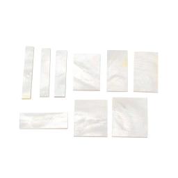 Mãe branca do Pearl Inlay, em branco instrumentos de cordas para guitarra, DIY embutimentos Material, Fingerboard, guitarra pescoço - Image 1