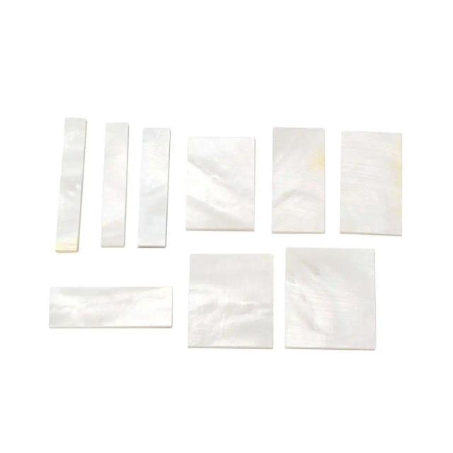 Mãe Branca de Pearl Inlay para Guitarras: Material DIY para Embutimentos de Instrumentos de Cordas e Fingerboards