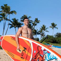 Prancha de remo inflável SUP com barbatanas, prancha de surf de pé, acessórios ultraleves, 2023, 18,5 libras - Image 4