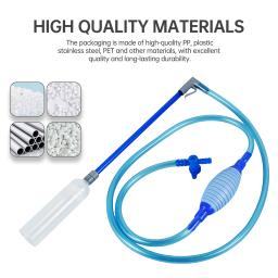Aspirador de pó manual 3 em 1 para banheira de hidromassagem de 10 pés, aspirador de pó pequeno para piscina com saco de ar de apertar para aquário - Image 4