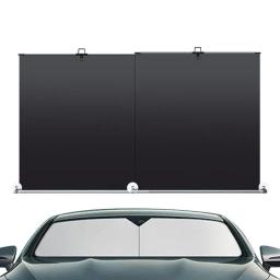 Pára-sol retrátil para carro, Pára-brisa automático, Proteção térmica, Practical Sun Shade, Front Window Shield - Image 1