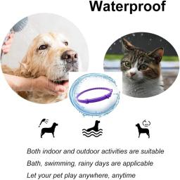 Coleira calmante natural para animais de estimação, ansiedade ajustável, feromona, reduzindo coleiras duradouras, gatos e cães - Image 5