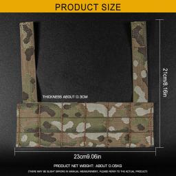 Tactical Chest Rig, Painel do telefone Placard, Suporte do telefone, Plataforma Hunting Vest, Ponte MOLLE, Rig Acessórios - Image 6