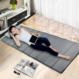Acampamento ao ar livre almofada de dormir acampamento esteira cama dobrável portátil dobrável acampamento caminhadas colchão compacto viagem dormir almofada quente - Image 2
