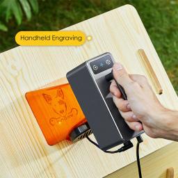 Máquina de Gravação Laser Laserpecker, Mini Gravador Portátil para Carpintaria, Couro de Papel DIY, LP2, Bluetooth 5.0, 5W, 2K - Image 2