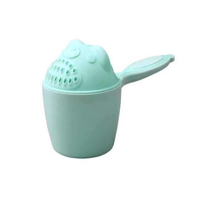 Colher de banho divertida para crianças - Copo de urso cartoon para recém-nascidos, ideal para banho e chá de bebê em duas cores