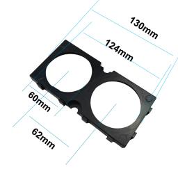 Suporte plástico do quadro para a bateria de DIY, suporte de DIY, bateria dobro, suporte, 60138-60160, 1-50Pcs - Image 2