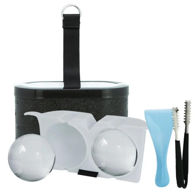 Molde de Gelo Esfera Cristalina 2.4" - Silicone Premium
