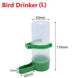 Alimentador bebedor de água de pássaro, bebedouro automático, Pet Parrot Gaiola Garrafa, Beber Cup Bowls, Bird Supplies Dispenser, 1Pc - Image 2