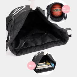 Mochila impermeável basquete para viagens, Bolsa de esportes ao ar livre, Natação e Fitness Pouch, Caminhadas e Escalada - Image 5