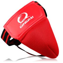 Taekwondo Training Crotch Protector, Kick Boxing Guard, Protetor para Adulto Masculino MMA Jockstrap, Sanda e Virilha, Vermelho e Preto - Image 5