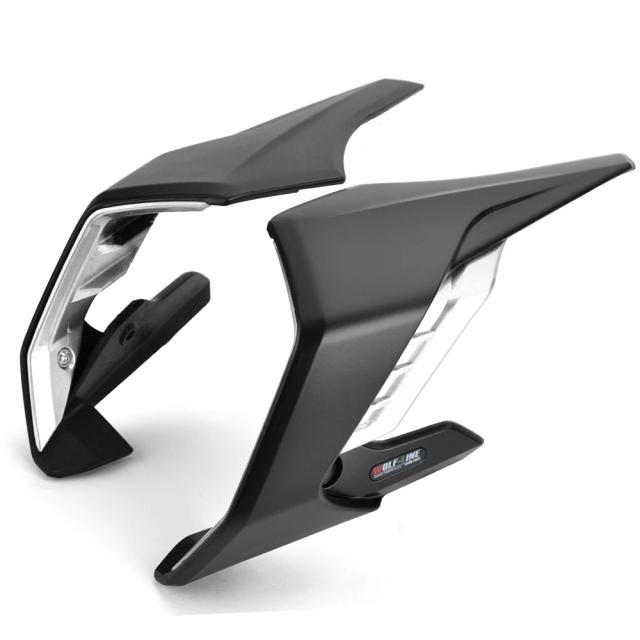 Capa de Aleta de Motocicleta e Protetor de Asa de Vento para Honda CB650R 2019-2023 - Kits de Carenagem com Winglets