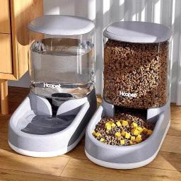 HOOPET-Bebedor automático para animais de estimação, alimentador úmido e seco, tigela de bebida, tigela de comida, grande capacidade, pet fornecimentos - Image 1