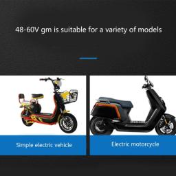 Buzina elétrica para bicicleta, 48v, 60v, universal, sinal seta para motocicleta, dropshipping - Image 2