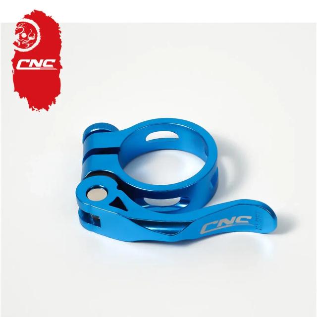 Braçadeira de Selim CNC Liberação Rápida Alumínio 7075 MTB/Estrada 31.8/34.9mm