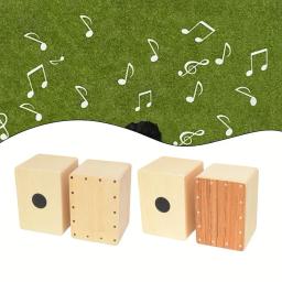 Tambor de caixa de cajon de madeira feito à mão tamanho compacto fácil de transportar melhorar sua música com experiência de tom exclusivo - Image 6