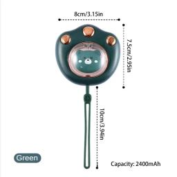 USB Recarregável Cat Paw Hand Warmer, Aquecedor de Bolso para Camping, Escritório, Escola, Exterior, Tempo Frio, Aquecimento Rápido - Image 6