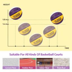 Bola de basquete original com Pin livre, líquido e bomba, apto para jovens e adultos, tamanho 3, tamanho 5, tamanho 7 - Image 3