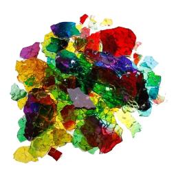 Mosaico Fragmentos Telhas De Vidro, Espelho Translúcido, Peças De Vidro Quebrado, Artesanato DIY, Mosaico Fazendo Materiais, 85g, 3oz por Saco - Image 6
