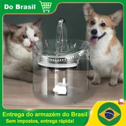 Newpet 2L Dispensador de água para animais de estimação Bebedouro para animais de estimação Dispensador de água para cães e gatos com circulação automática e temperatura constante inteligente - Image 1
