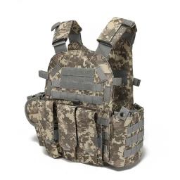 Colete tático de nylon, armadura corporal, transportador de caça, acessórios airsoft, bolsa 6094, colete camuflado de combate - Image 2