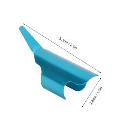 Liga de alumínio mão costura dedal, design ergonômico, seguro e prático, DIY Quilting Tool para alfaiates, 5,3x2,8 cm, 2.2x1.1in, 4pcs - Image 4