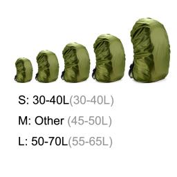 Capa de chuva para Mochila 35L 45L 60L-Prevenção de Poeira À Prova D' Água Ao Ar Livre Saco de Acampamento Caminhadas Raincover дождевик рюкзак sachen - Image 6