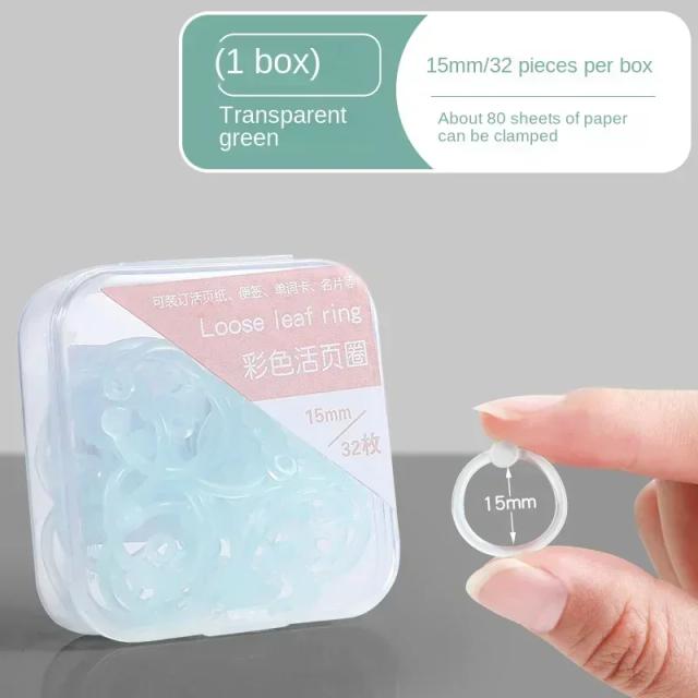 Cadernos Personalizados com Binder de Anéis de 15mm para Encadernação DIY e Material de Escritório