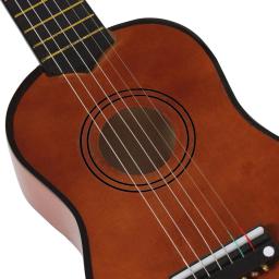 Guitarra Ukulele Pequena com Escolhas para Crianças, Instrumento De 6 Cordas, Presentes De Aprendizagem, 21 in - Image 5