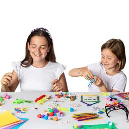 Arte e Artesanato Suprimentos para Crianças, Tudo em Um, Artesanato DIY Escola, Jardim de Infância, Homeschool Suprimentos, Conjunto de Artes Brinquedos para Crianças - Image 5