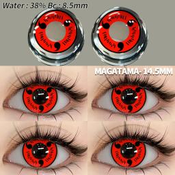 Eyeshare-Lentes de Contato Multicoloridas para Olhos, Anime, Halloween, Cosplay, Maquiagem, Olhos, Cor, 1 Par - Image 3