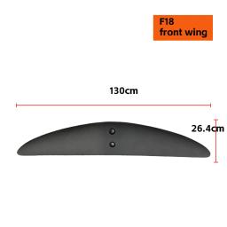 3K Carbon Fiber Surf para esportes aquáticos, dianteiro e traseiro, acessórios para placa de asa, hidrofólio, preto - Image 5