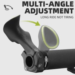 Punhos para bicicleta, confortáveis, feitos de nylon, com design ergonómico, acessório ciclismo - Image 3