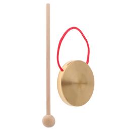 Gongos artesanais de bronze para igreja, instrumentos de percussão, martelo redondo do jogo, chinês, cobre criativo, 10cm - Image 1