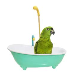 Banheira De Pássaro De Plástico Automático para Casa, Gaiola De Plástico, Bonito, Automático, Banheira, Chuveiro, Suprimentos, Papagaio - Image 5