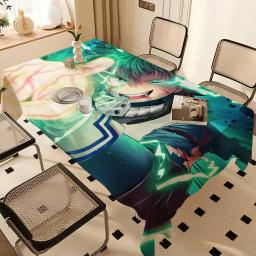 Toalha de Mesa Popular de Manga My Hero Academia em Poliéster, Impressão à Prova de Óleo, Cobertura Retangular para Festas, Toalha de Mesa, Tapete de Piquenique - Image 4