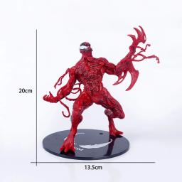 2024 mais recente veneno sólido pvc posição deitado veneno vilão aliança homem aranha anime modelo artesanal decoração boneca - Image 5