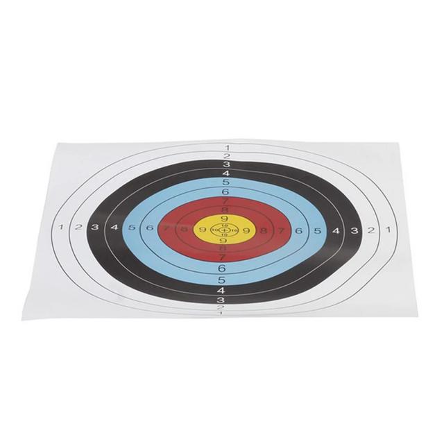 Tiro com Arco: Adesivos de Alvo em Papel para Treinamento ao Ar Livre - Pacote com 10 Unidades (40x40cm)